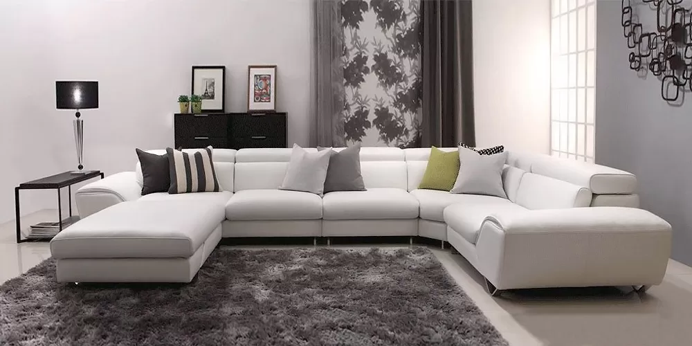 Έκδοση διπλής γωνίας 195x400x240 cm με αποσπώμενο πουφ Έκδοση διπλής γωνίας 195x400x240 cm με αποσπώμενο πουφ
