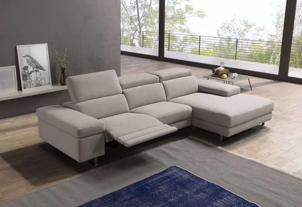 Δερμάτινος καναπές Relaxo με chaiselong 300 x 180 και 2 relax Δερμάτινος καναπές Relaxo με chaiselong 300 x 180 και 2 relax
